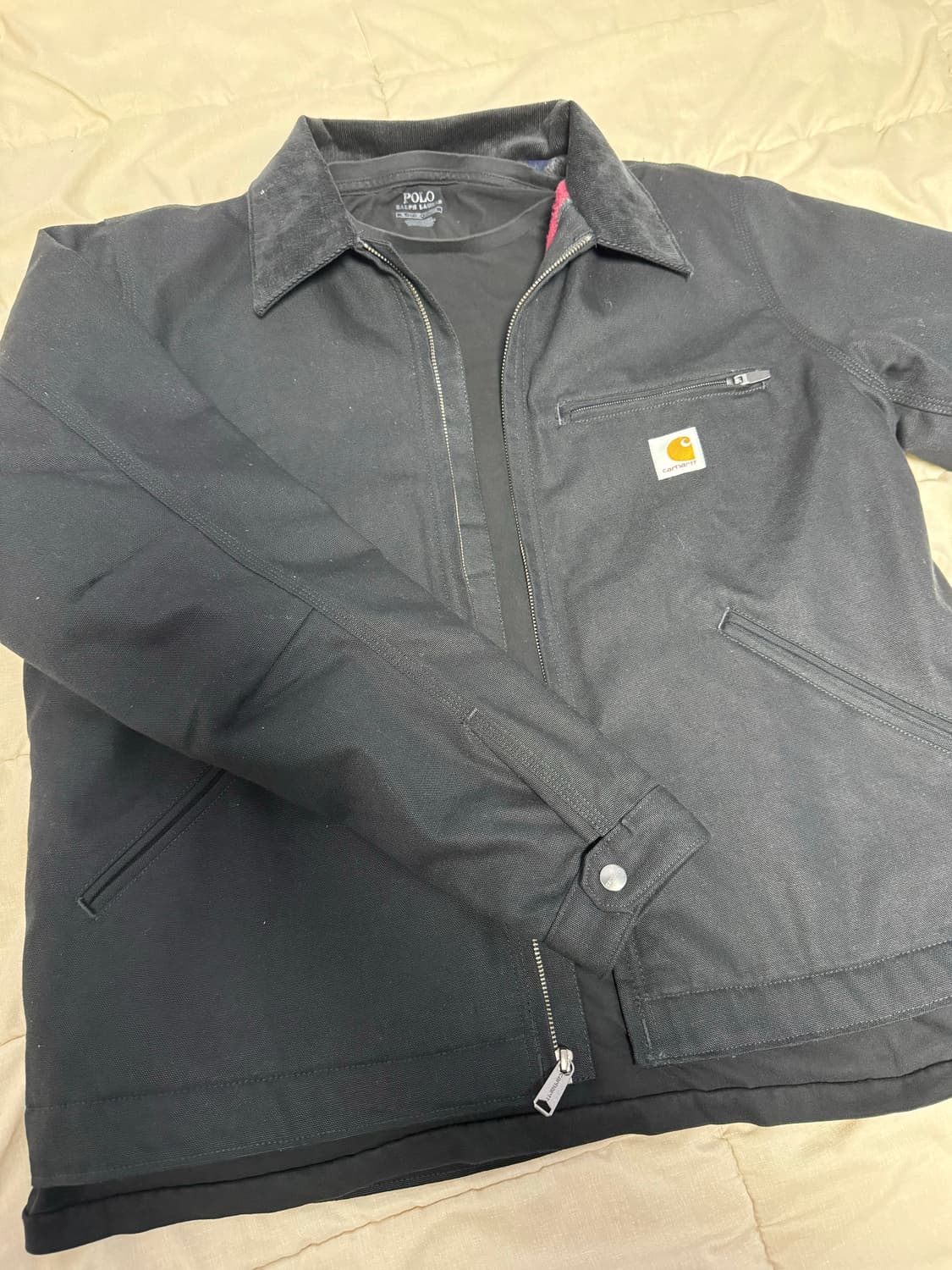 (새상품) 칼하트 디트로이트 자켓 블렉 릴렉스드핏 L 상품이미지1