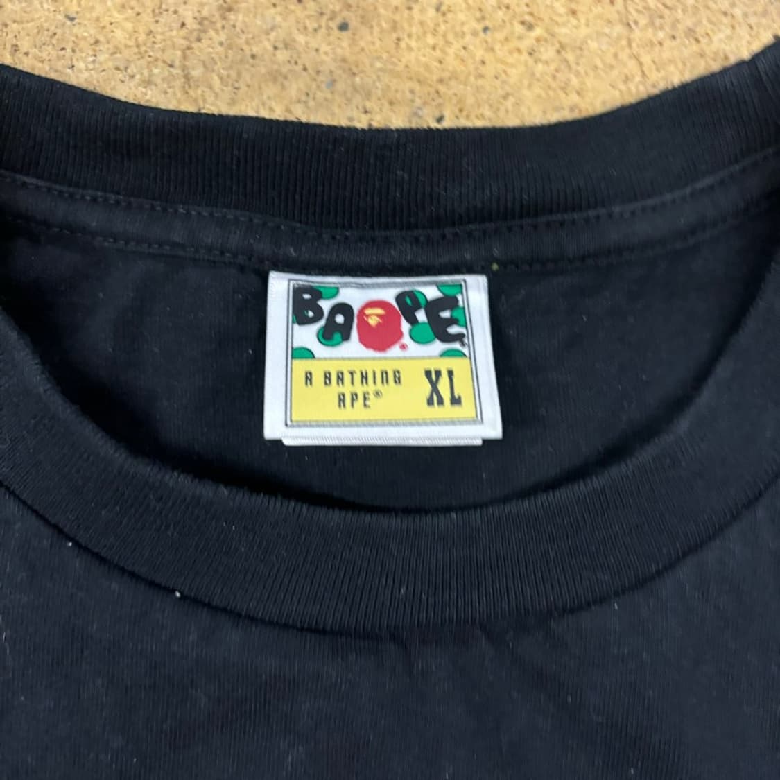 베이프 에이비씨 abc 핑크 카모 마일로 온 에이프 반팔티  상품이미지4