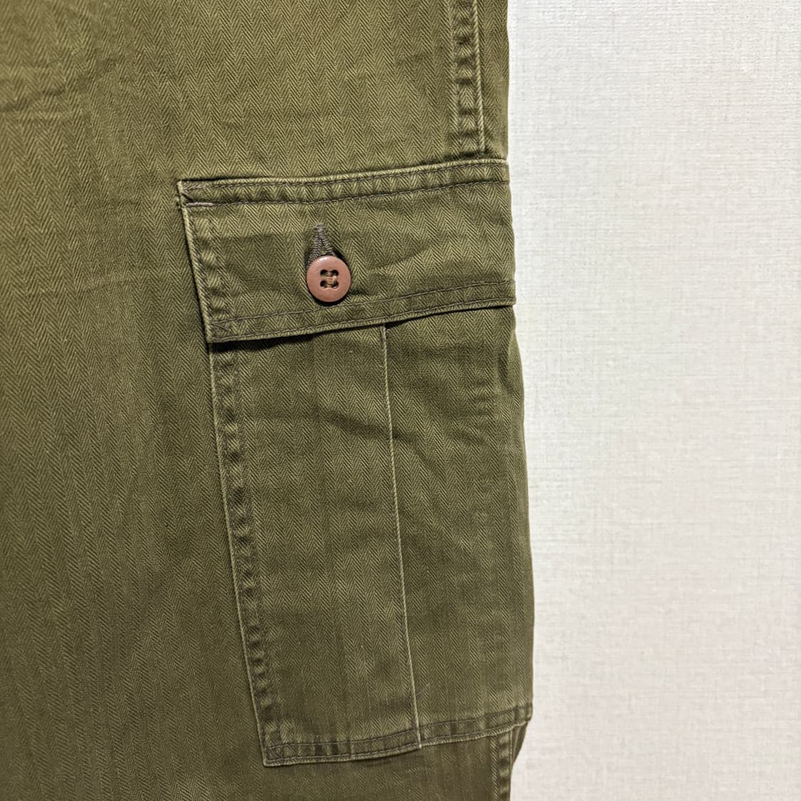 히스테릭글래머 헤링본 카고 팬츠 / 올리브, 31 상품이미지3