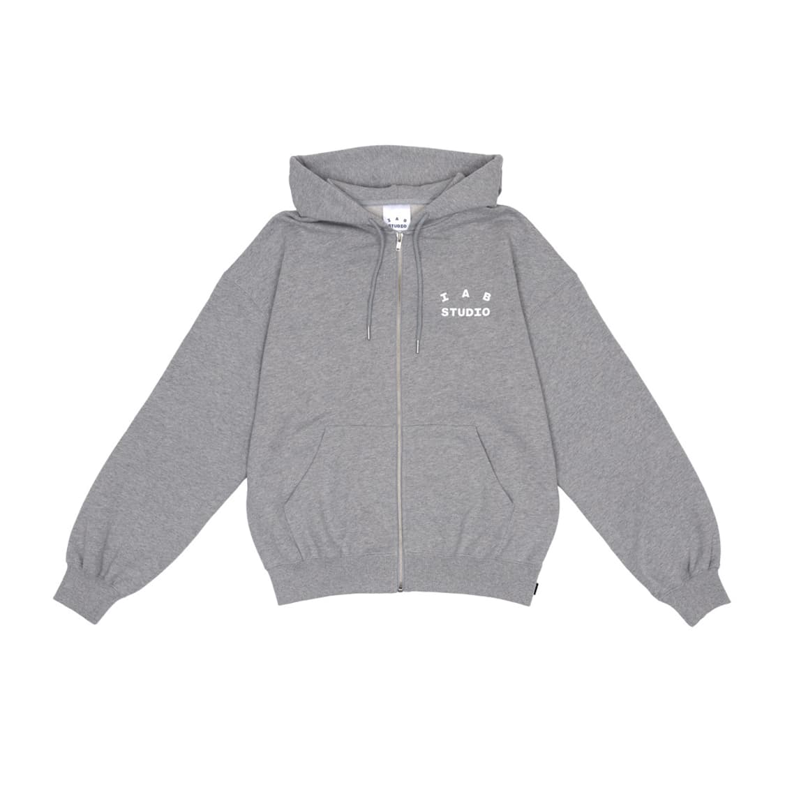 [L] 26SS 아이앱 후드 집업 멜란지 그레이 상품이미지1