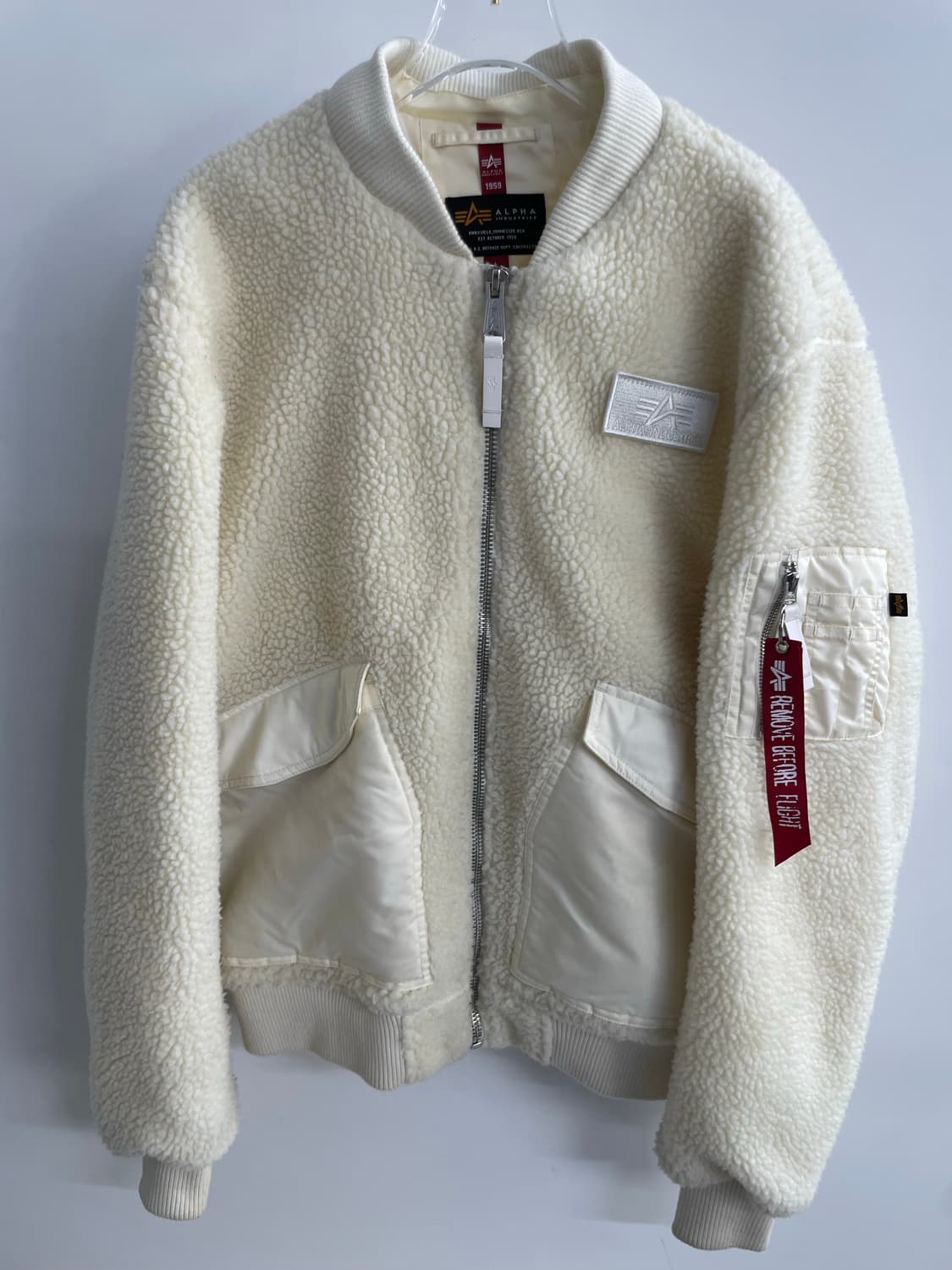 알파인더스트리 MA-1 Teddy Jacket(L싸이즈) 상품이미지5