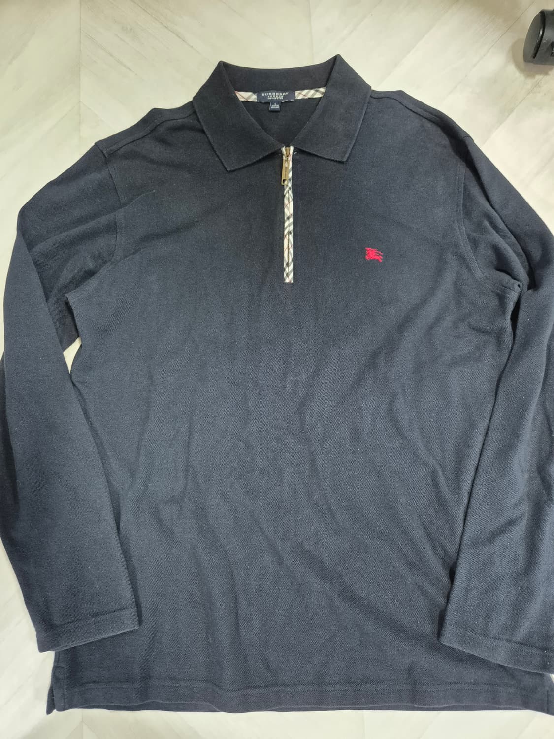 정품 버버리 남성 집업 폴로셔츠 상품이미지1