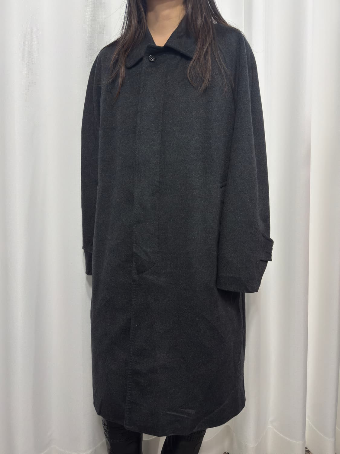 eques gray cashmere coat 상품이미지2