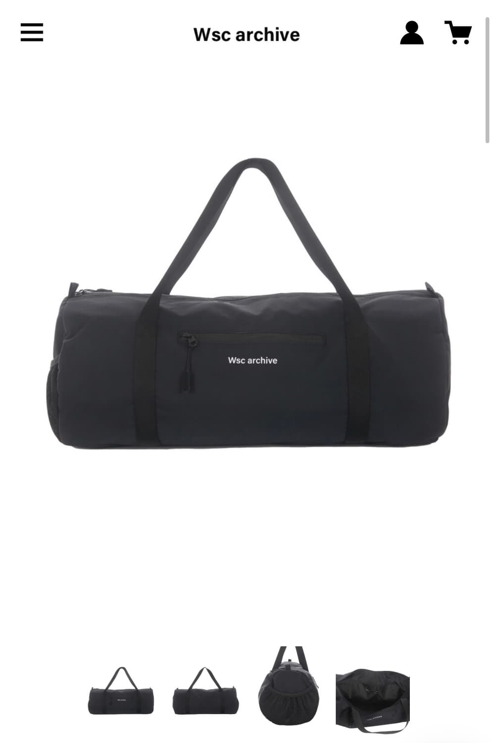 Wsc 아카이브 배럴백 상품이미지1