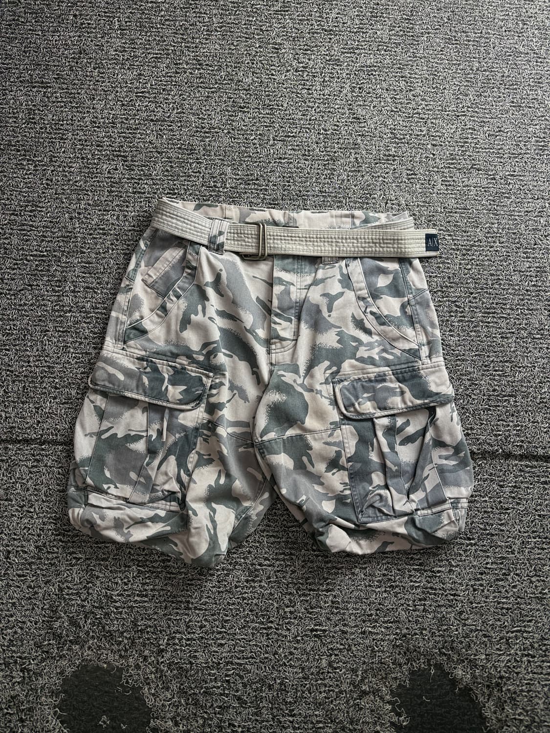 아르마니 아카이브 벨티드 카모플라쥬 카모 팬츠 3674 상품이미지2