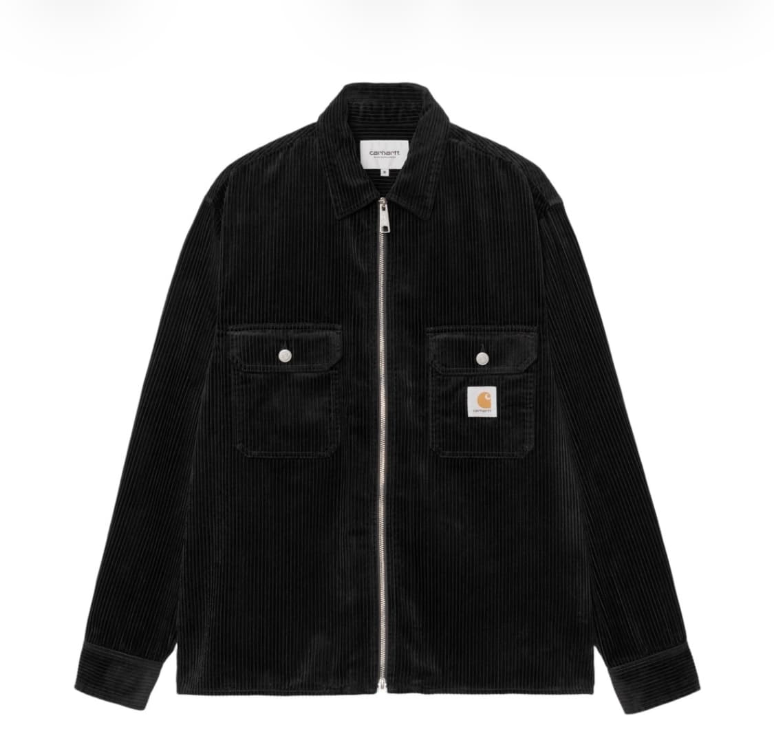 칼하트WIP 레이놀드 셔츠 자켓 블랙 린스드 M 상품이미지1