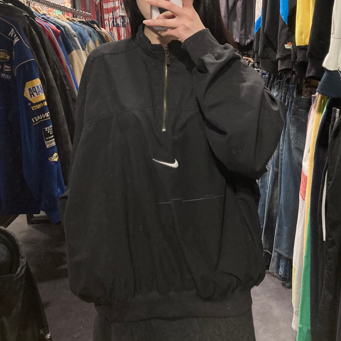 [IM] 나이키 아노락 웜업 블랙 상품이미지5