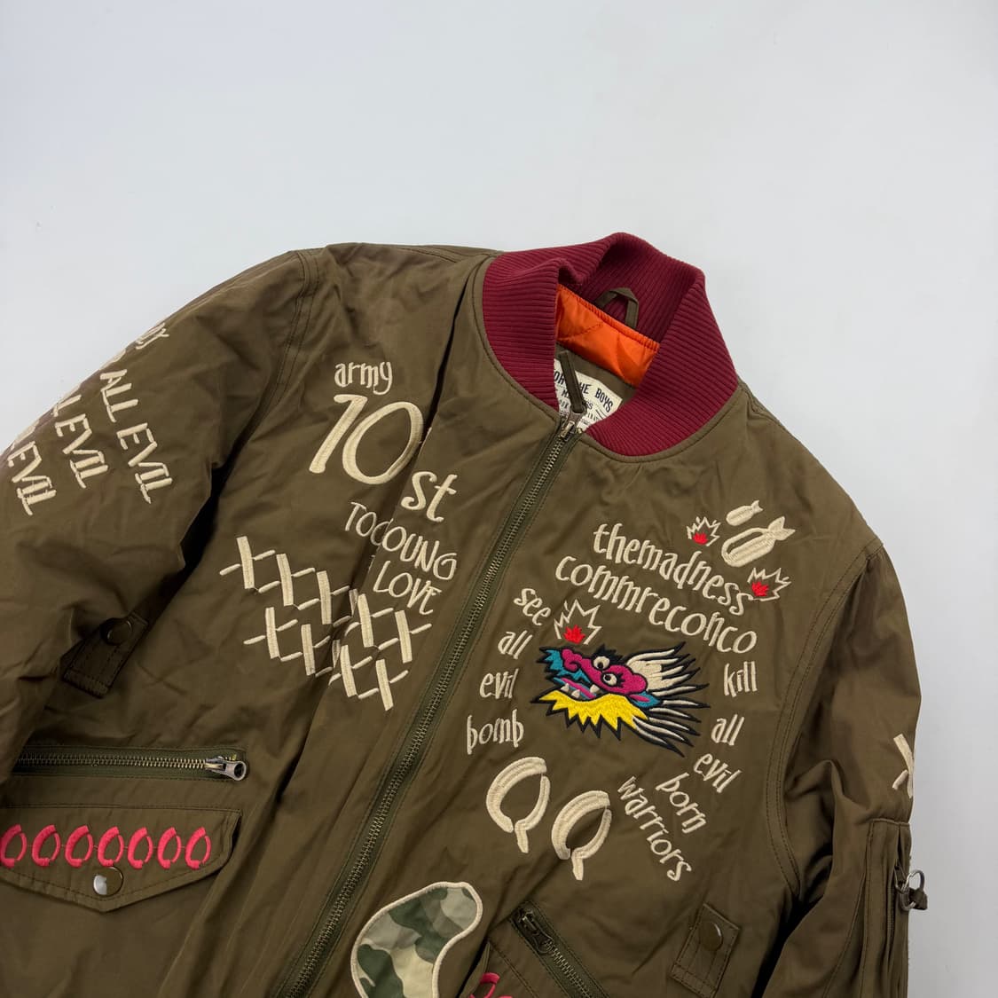 더 매드니스 pink drake ma-1 자켓 상품이미지2