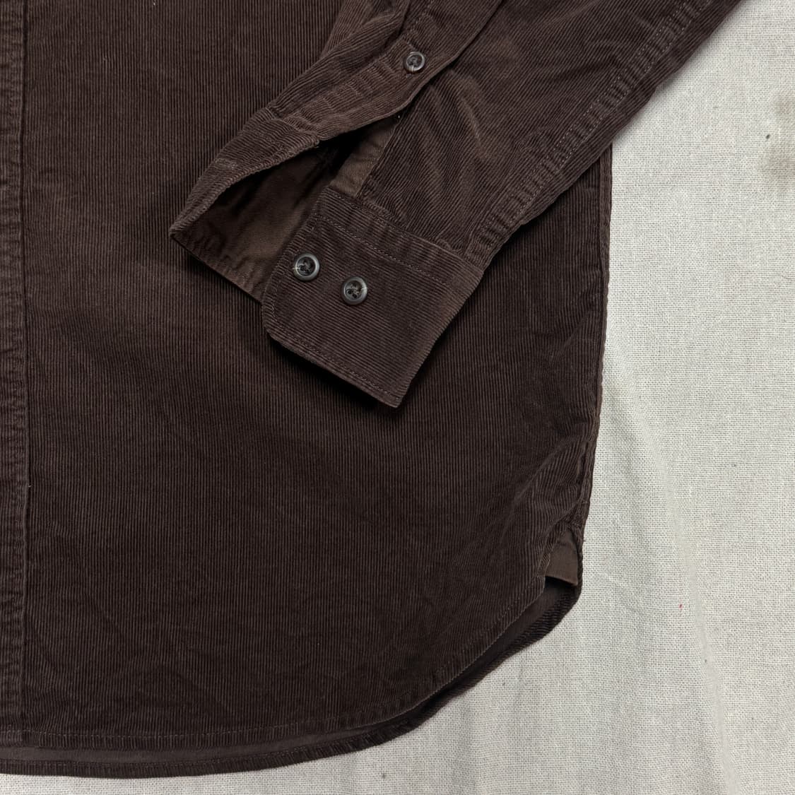유니클로 코듀로이 브라운 셔츠 L 상품이미지3