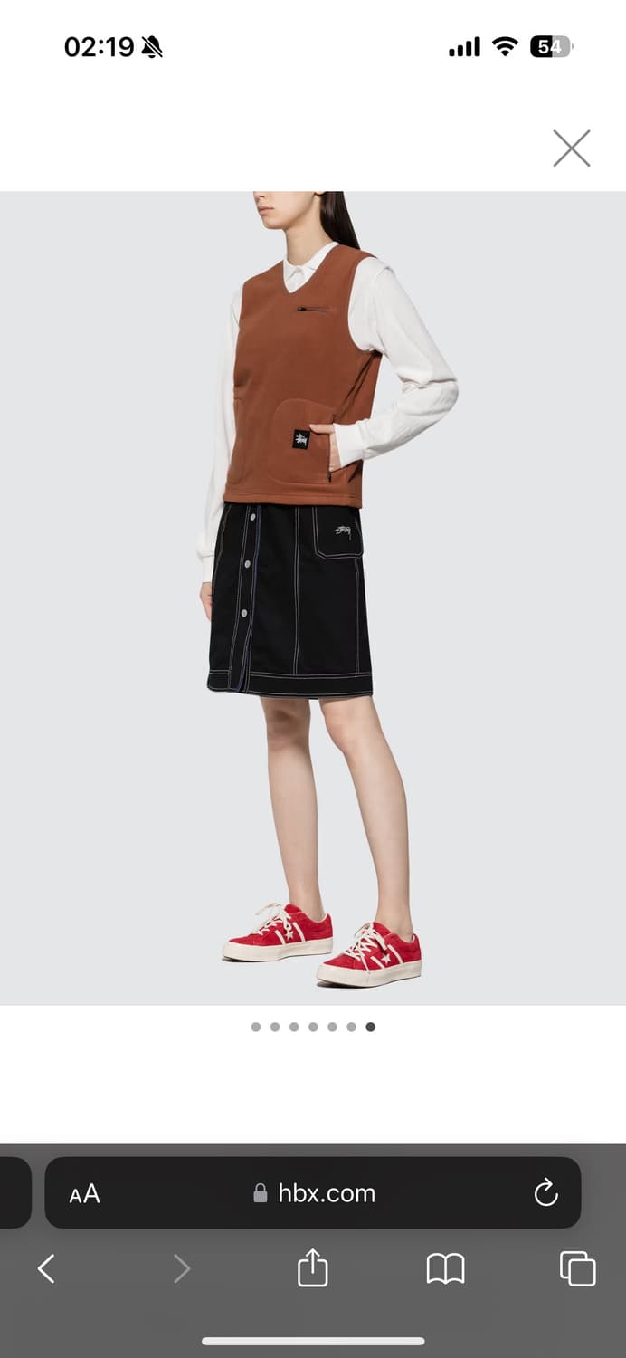 Stussy Clyde Reversible Skirt 리버시블 스커트 상품이미지1