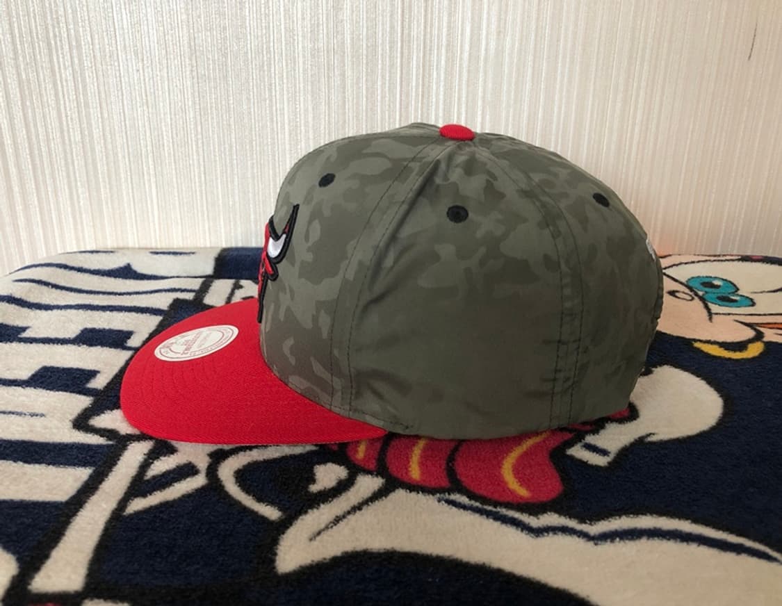 NBA 미첼앤네스 시카고불스 카모스냅백/모자 상품이미지3