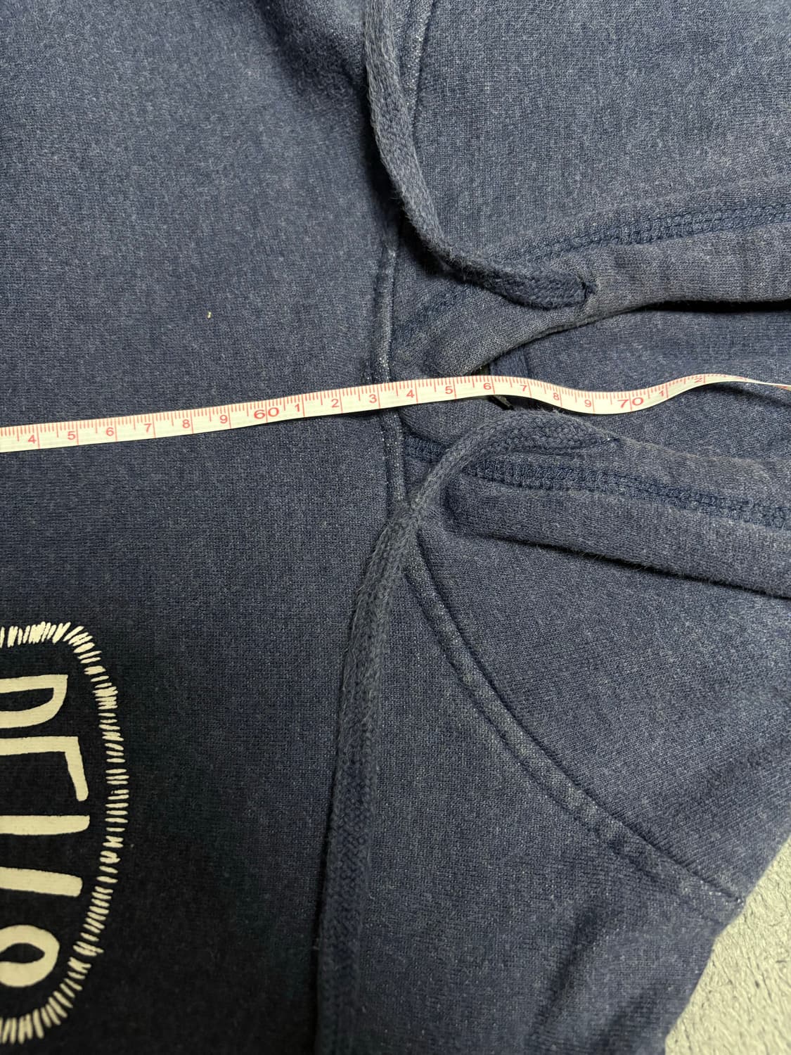 (XXL) 데우스 엑스 마키나 네이비 로고 후드 상품이미지8