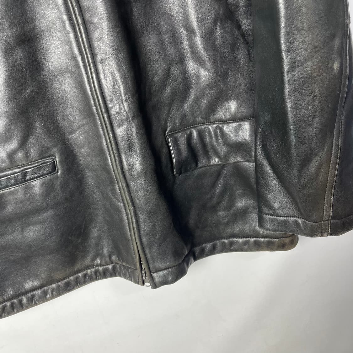 [J.Crew] 제이크루 램스킨 집업 레더자켓 상품이미지3