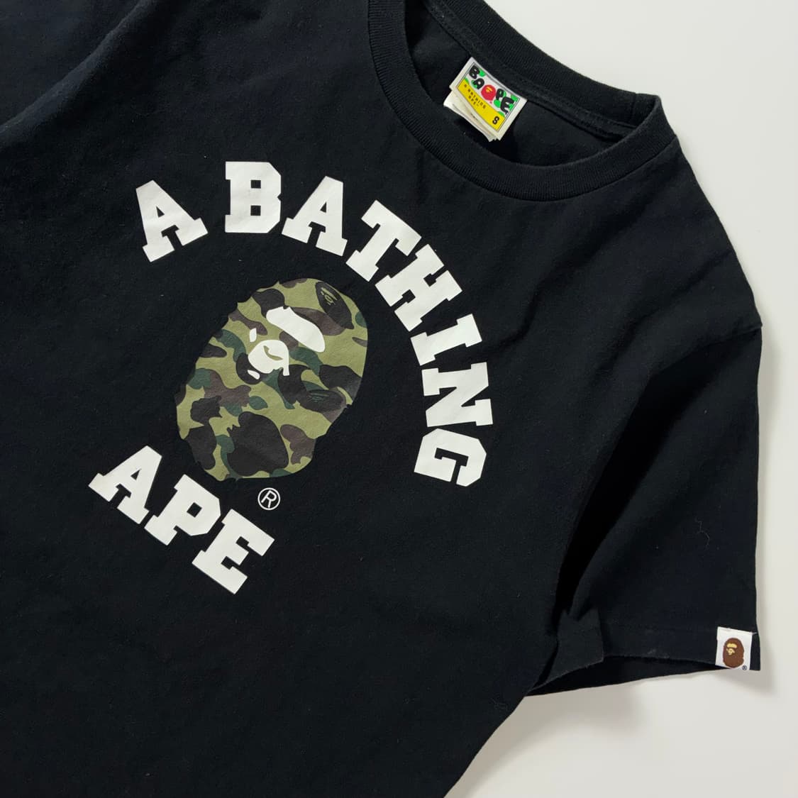 Bape  베이프 카모컬리지 블랙 반팔 티셔츠  상품이미지3