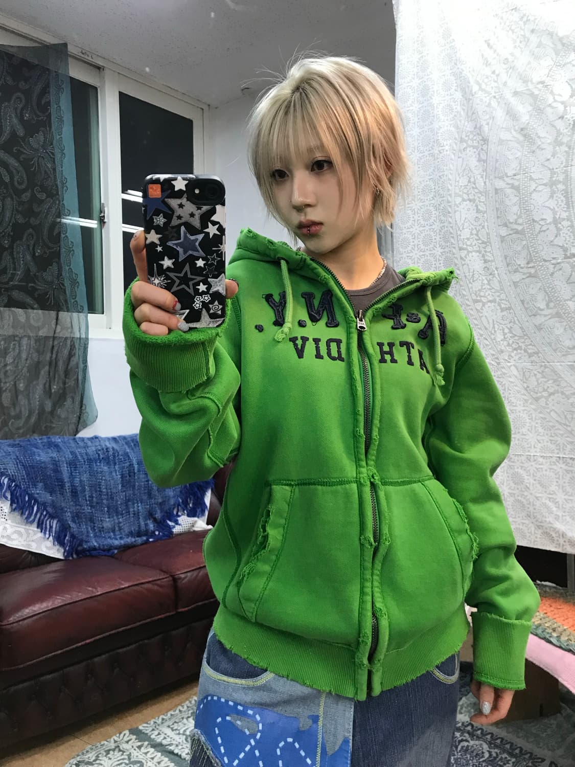 아베크롬비 머슬핏 기모 후드집업  상품이미지1