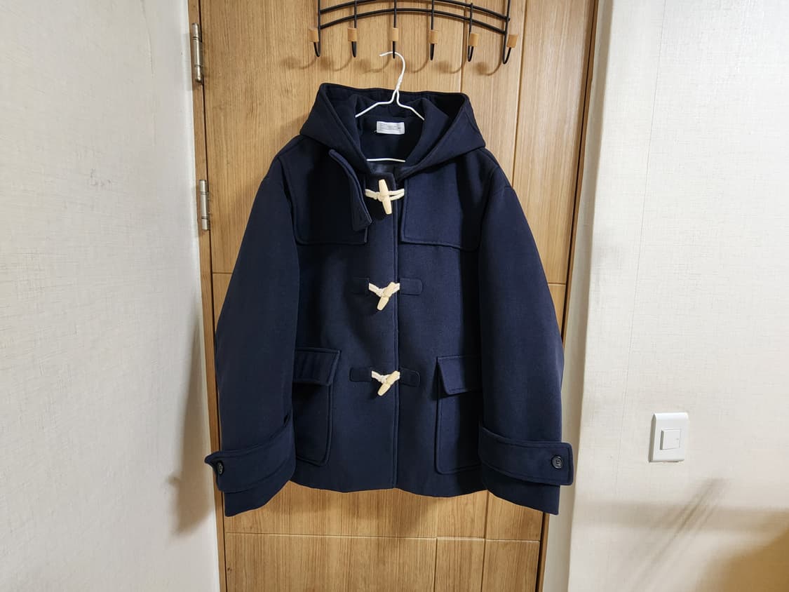 (L)파르티멘토 오버사이즈 멜톤 콘보이 더플 코트 상품이미지2