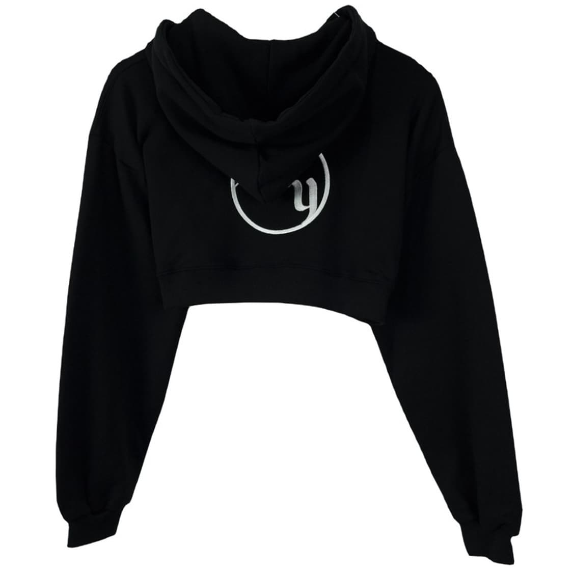 [LEEY YEEL] 크롭 후드 집업 블랙 M19898 상품이미지3