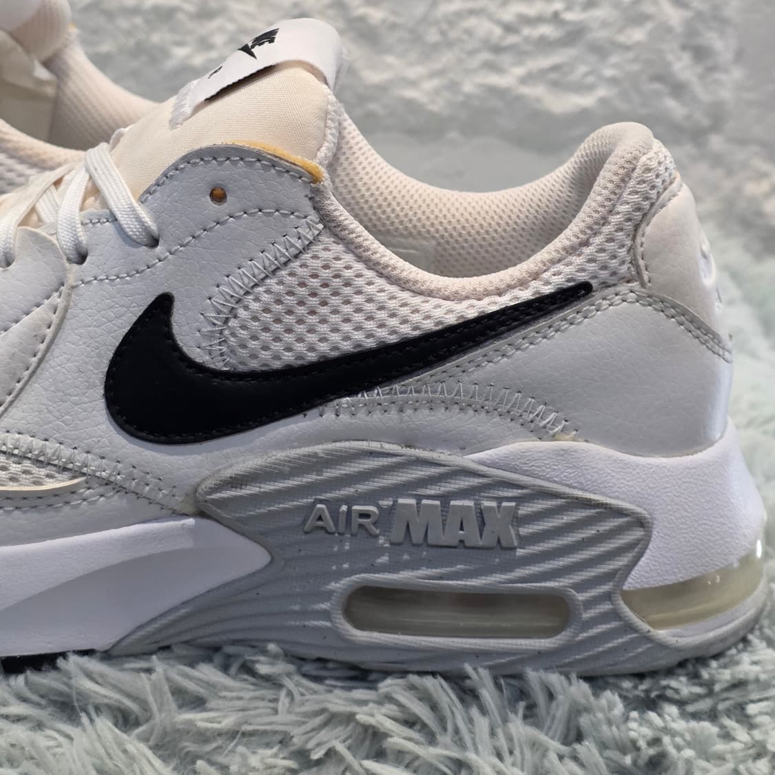 8q-25:나이키 에어맥스 CD5432-101화이트블랙(24cm)-A급 상품이미지3