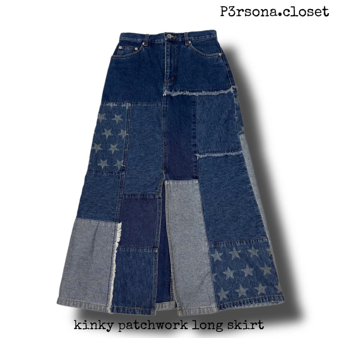 kinky patchwork skirt 상품이미지1