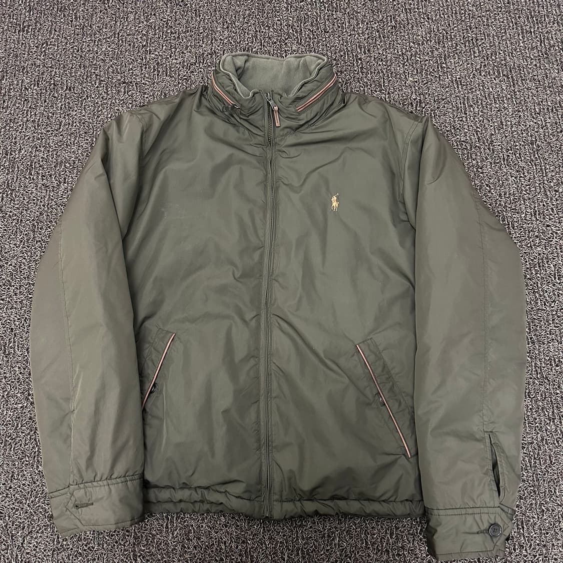POLO 폴로 랄프로렌 폴리쉘 점퍼 자켓 올리브 L 상품이미지1