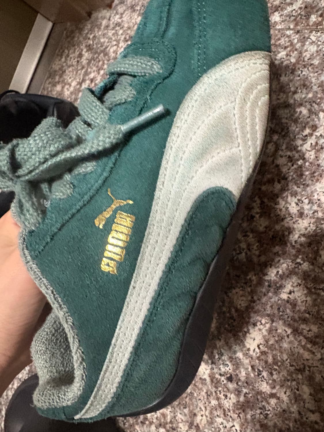 푸마 스피드캣 네버원 V 다크그린문 상품이미지4