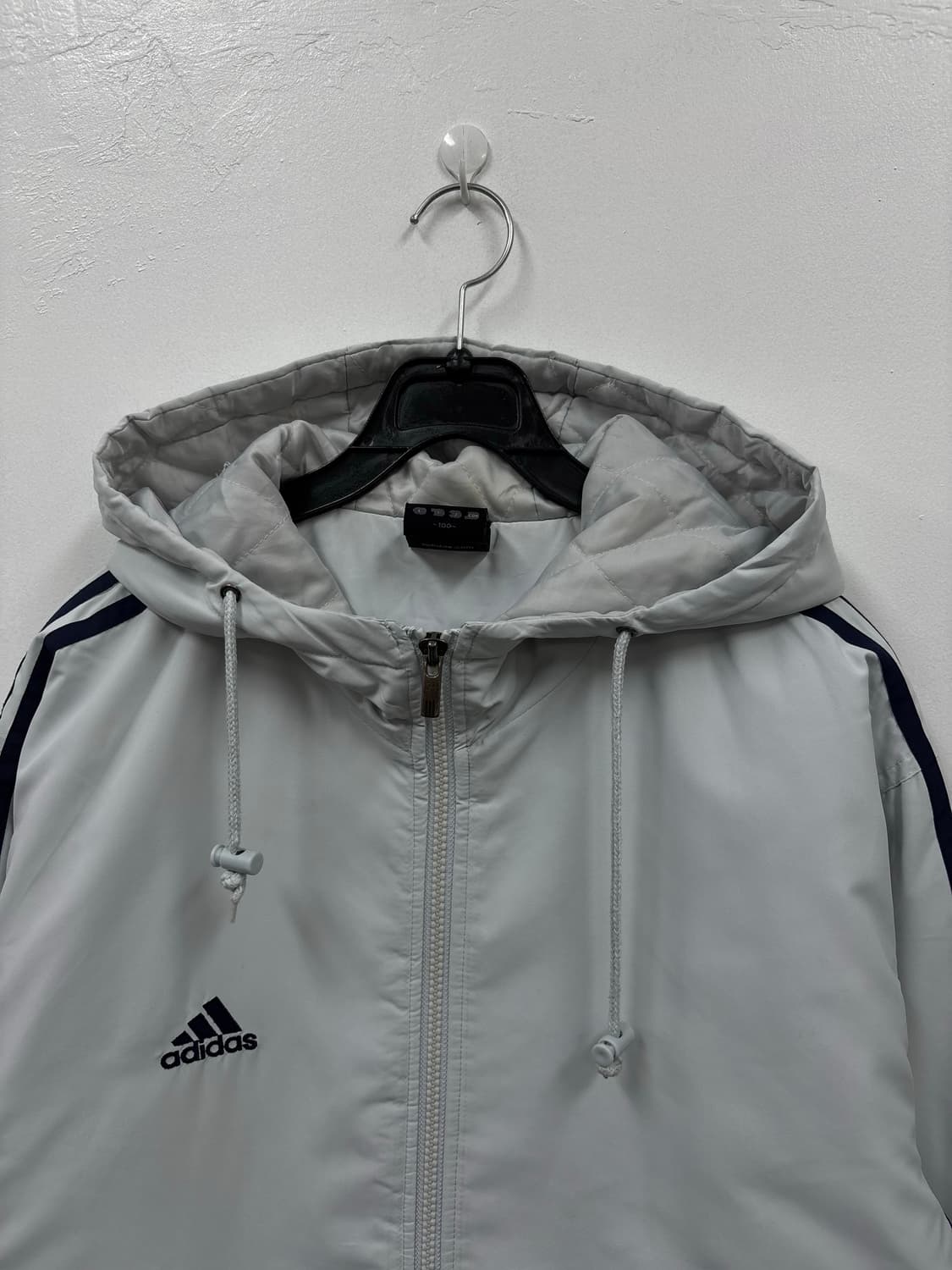 아디다스 누빔 올드스쿨 후드점퍼 상품이미지3