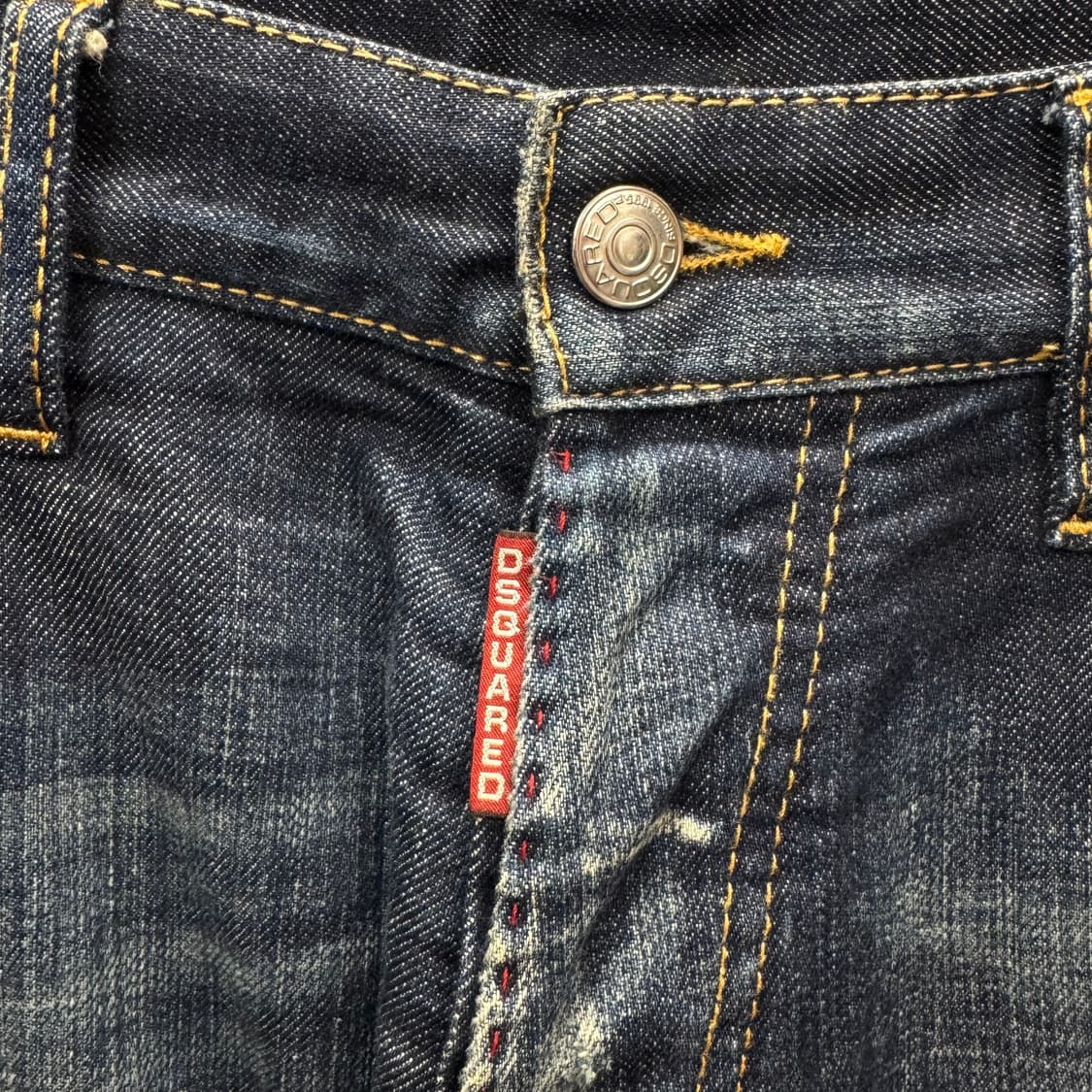 디스퀘어드2 디스트로이드 슬림 진 후면 패치 포인트 진청 상품이미지5