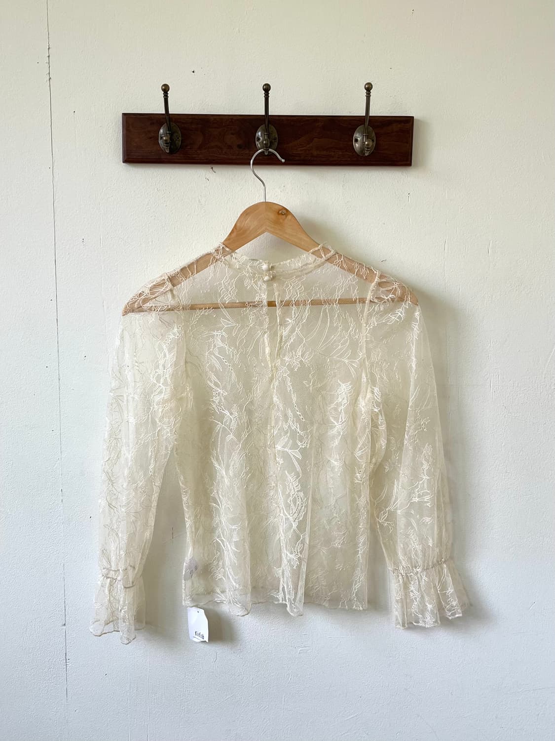 fifth 시스루 라이트 베이지 탑 상품이미지3