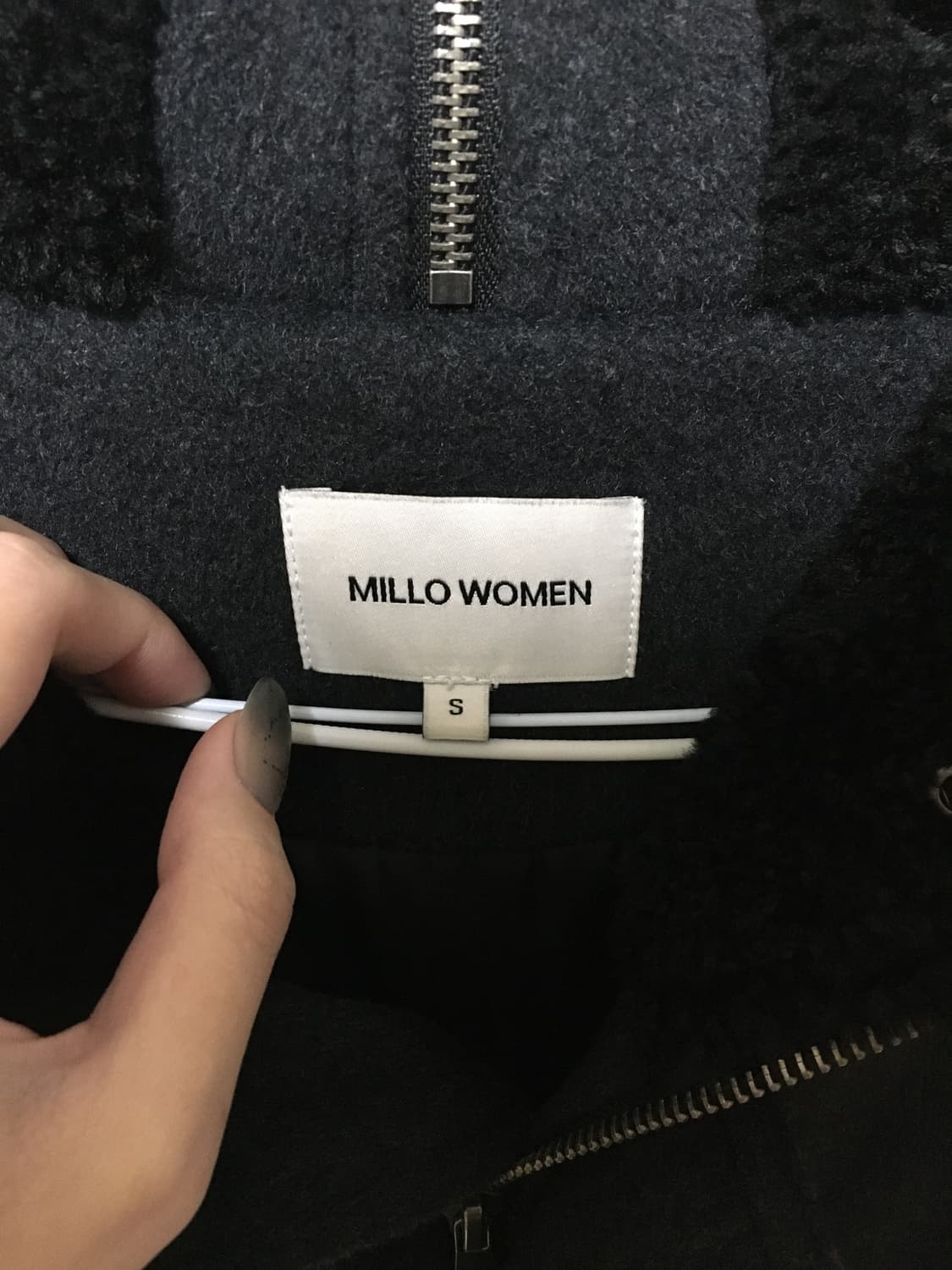 밀로우먼 버튼 플라이트 울 파카 상품이미지7