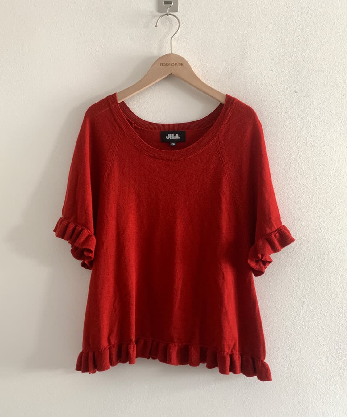 (Jill Stuart)Frill U Neck Knit 상품이미지1