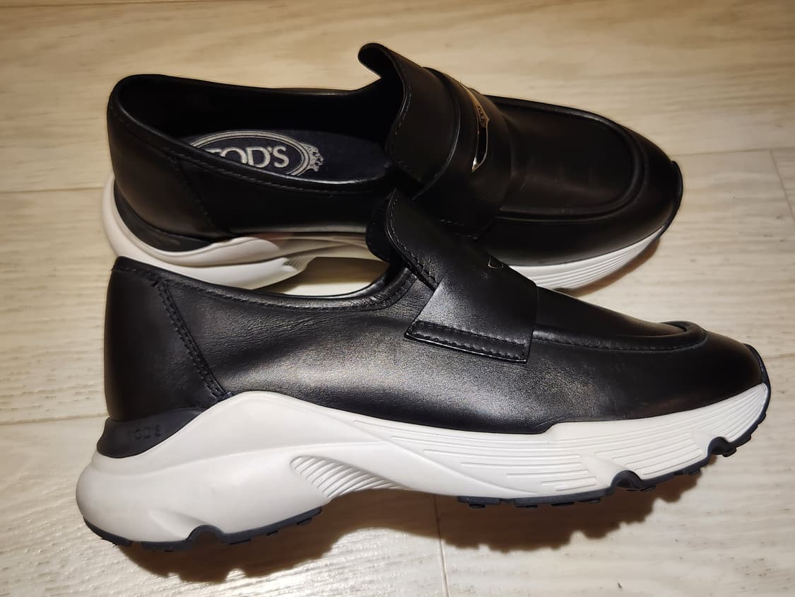 (정품)토즈 TOD'S 여성 블랙 가죽 스니커즈 상품이미지8