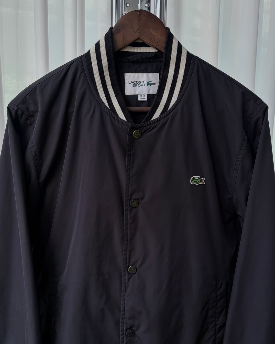[M]라코스테 블랙 스타디움 자켓 상품이미지5