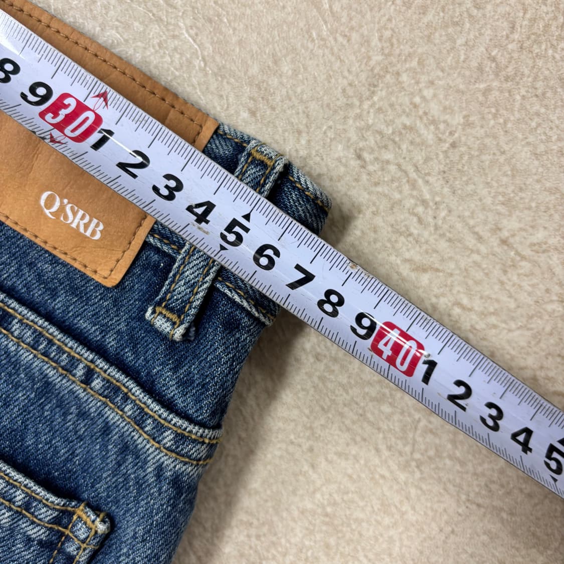 빈티지 중청 와이드 데님 팬츠 상품이미지5