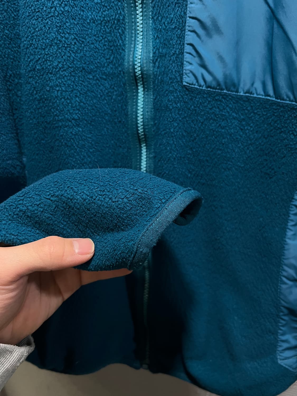 [L]90's 파타고니아 Made in USA 블루그린 플리스 자켓 상품이미지5