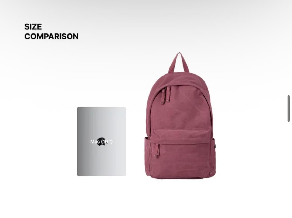 레더리 바시티 코튼 백팩 [PINK] 판매 상품이미지8