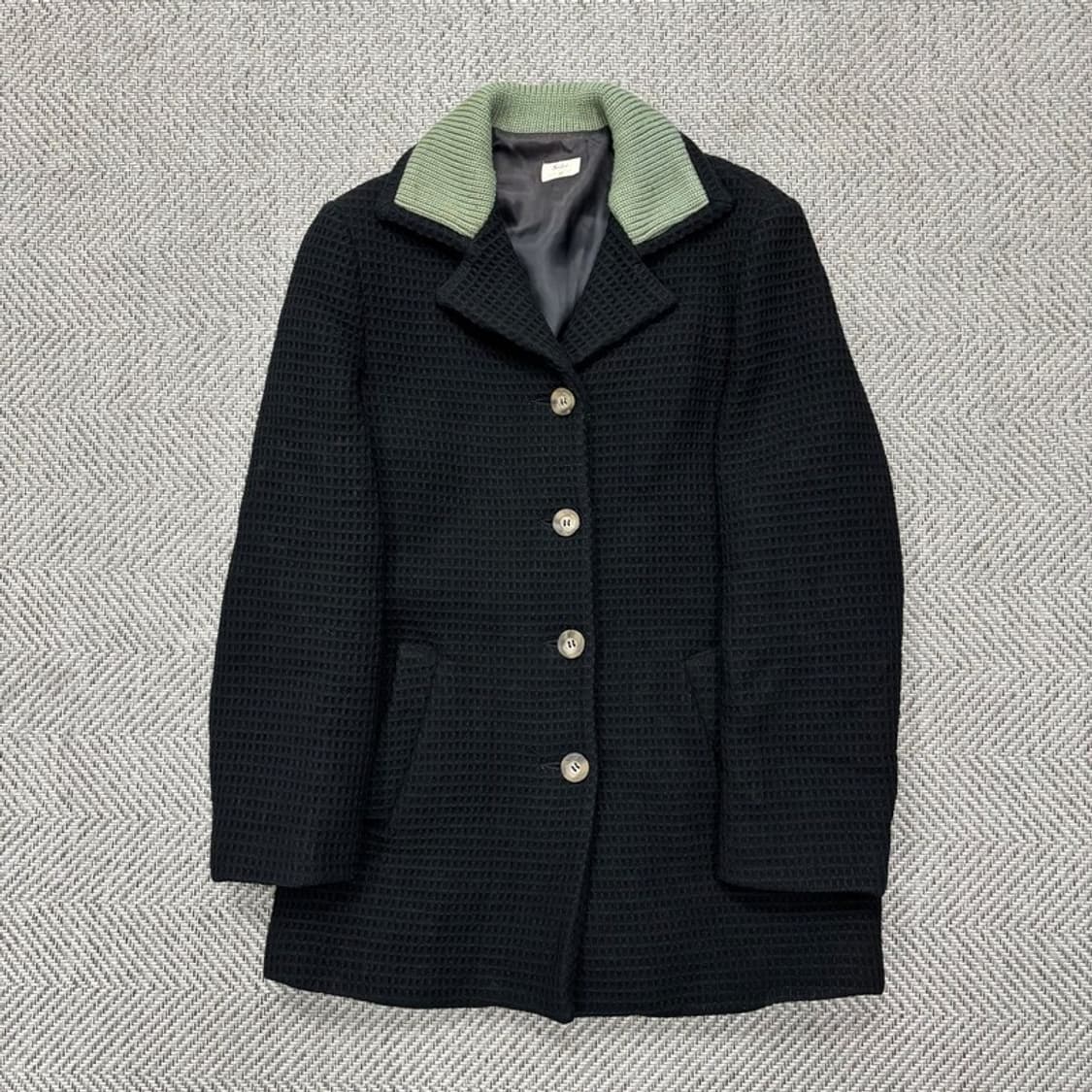 시슬리 투톤 와플 재킷 v0255 상품이미지1