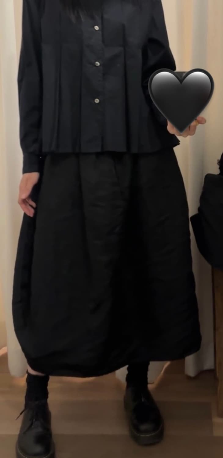 꼼데가르송 블랙 스커트 상품이미지1