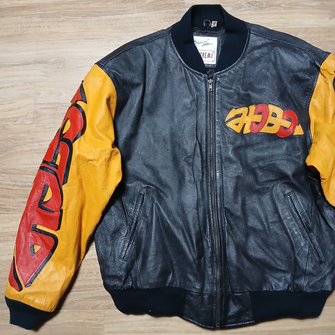 90s 마이클호반 가죽 레더 자켓 올드스쿨 빈티지 상품이미지3