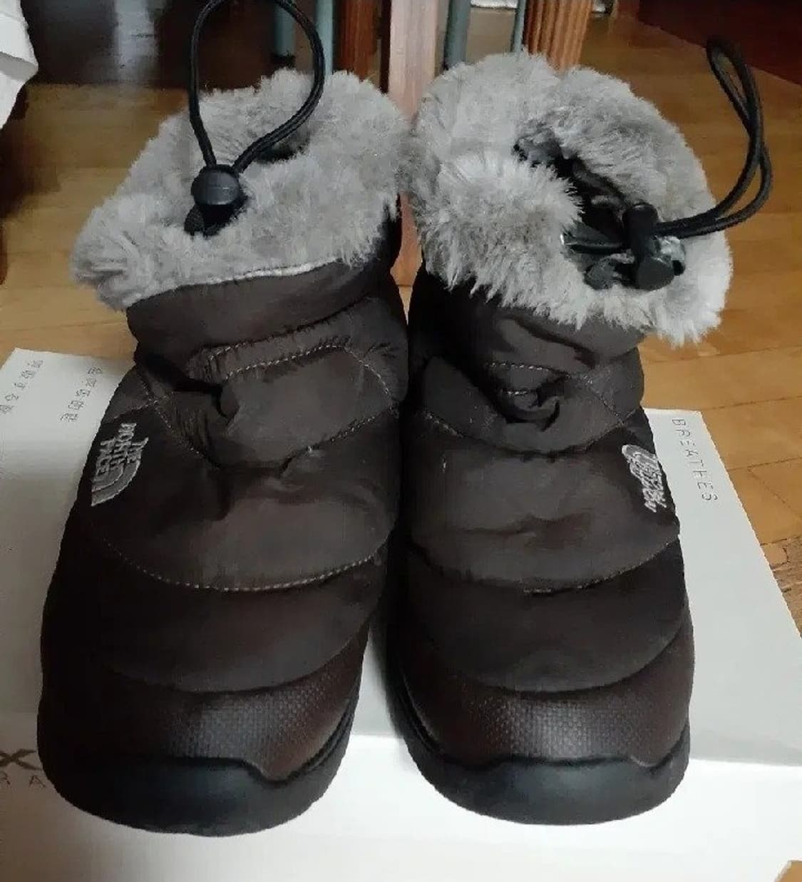 노스페이스 여성 패딩 숏부츠 브라운 NZS99D64 브라운 240 상품이미지3