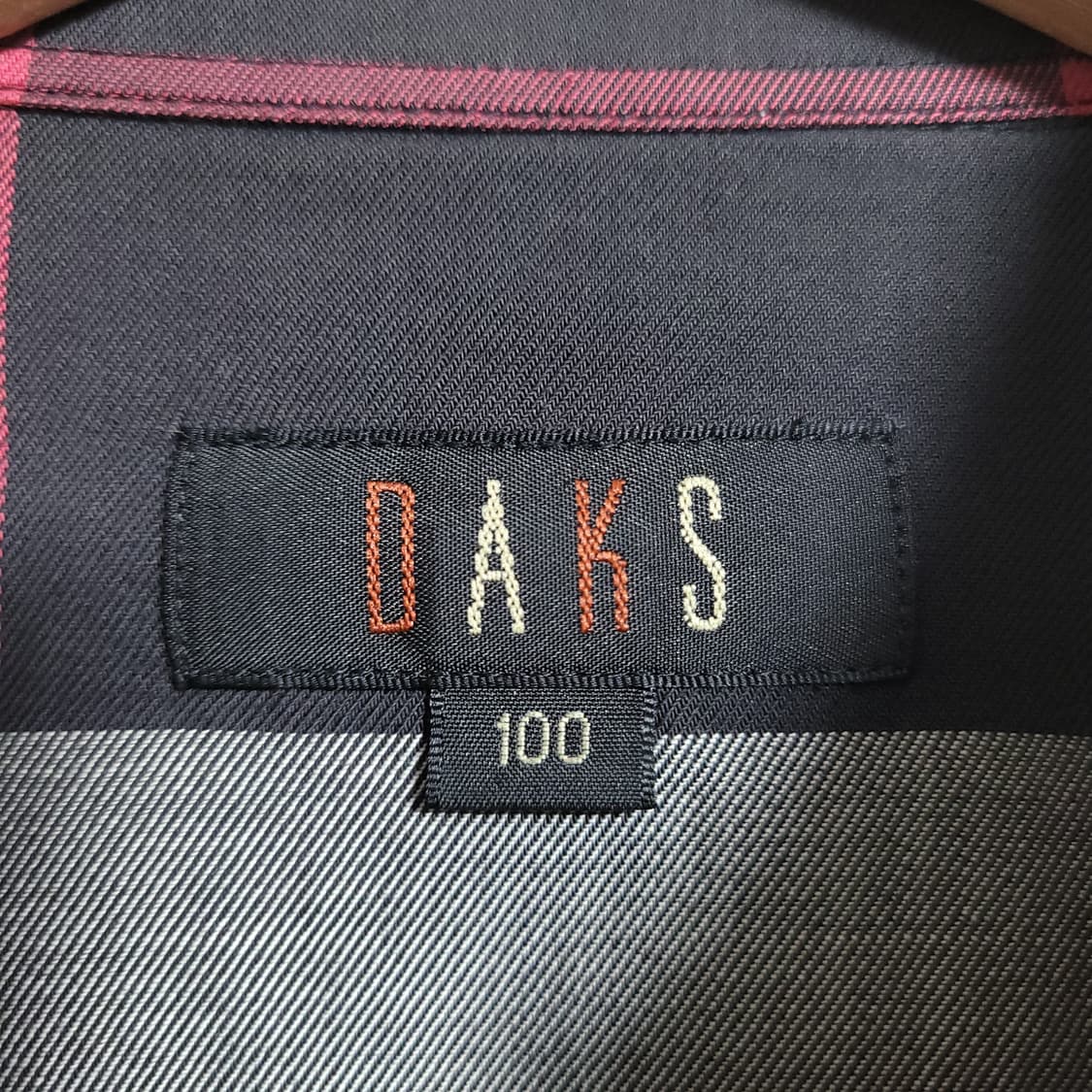 (100) DAKS 닥스 체크 긴팔 셔츠 남방 상품이미지2