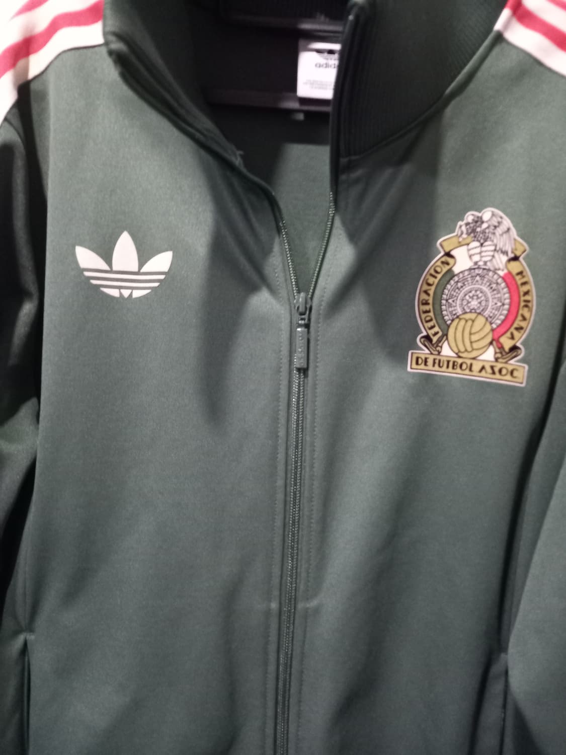 아디다스 멕시코 그린 트랙탑 저지 져지집업 105/XL 상품이미지3