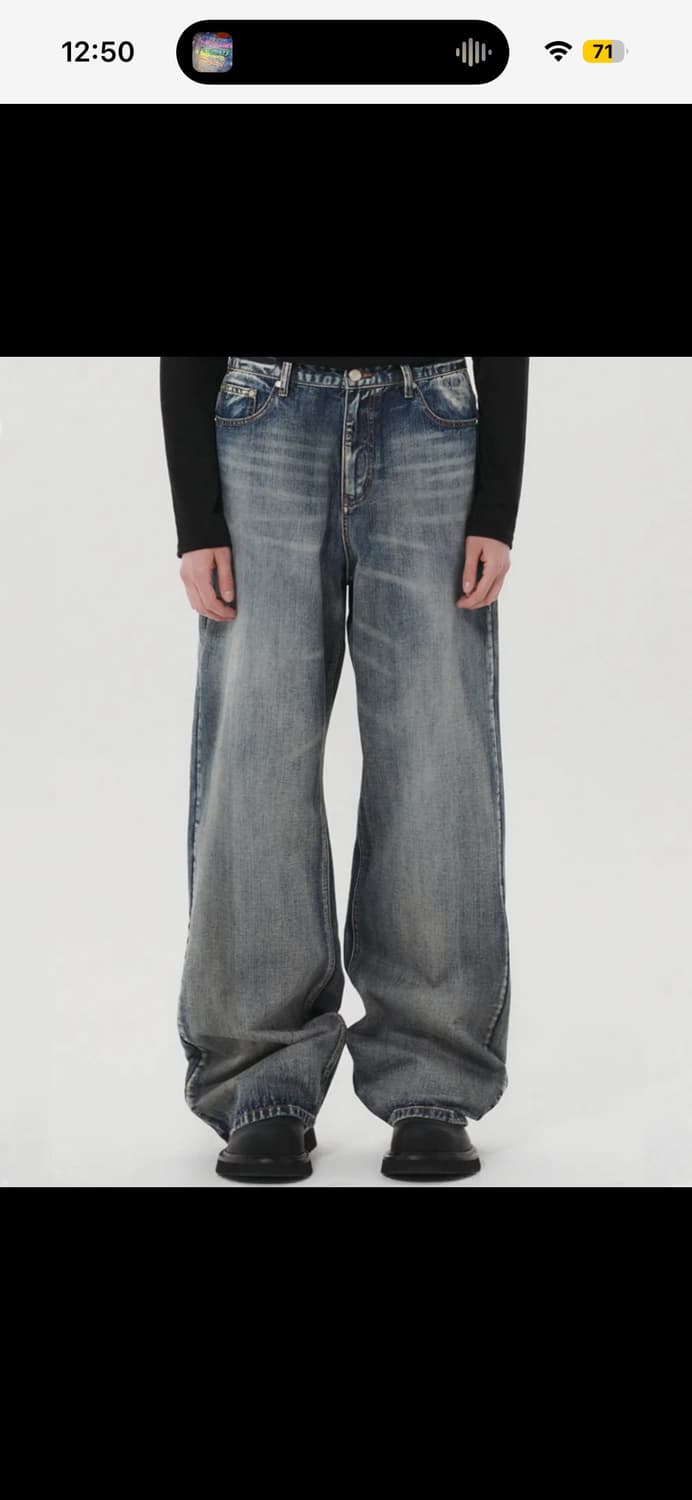 dnsr 와이드 데님 상품이미지1