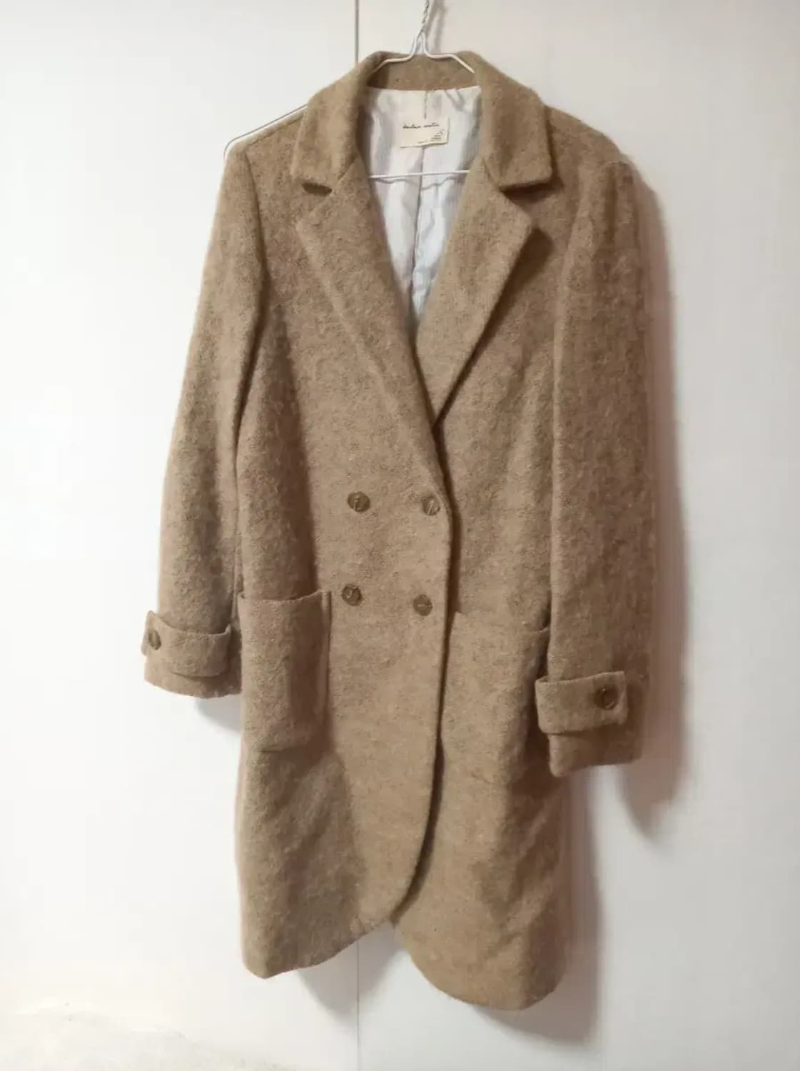 울100 부클 테일 카라 봄가을 코트 55 상품이미지1