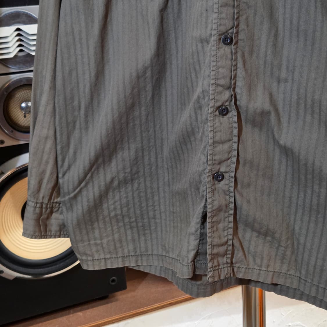 JPN 에어워크 스트라이프 밀리터리 셔츠 상품이미지5