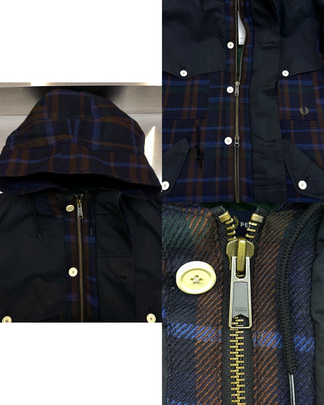 프레드 페리 패널드 피쉬테일 모드 파카 상품이미지6