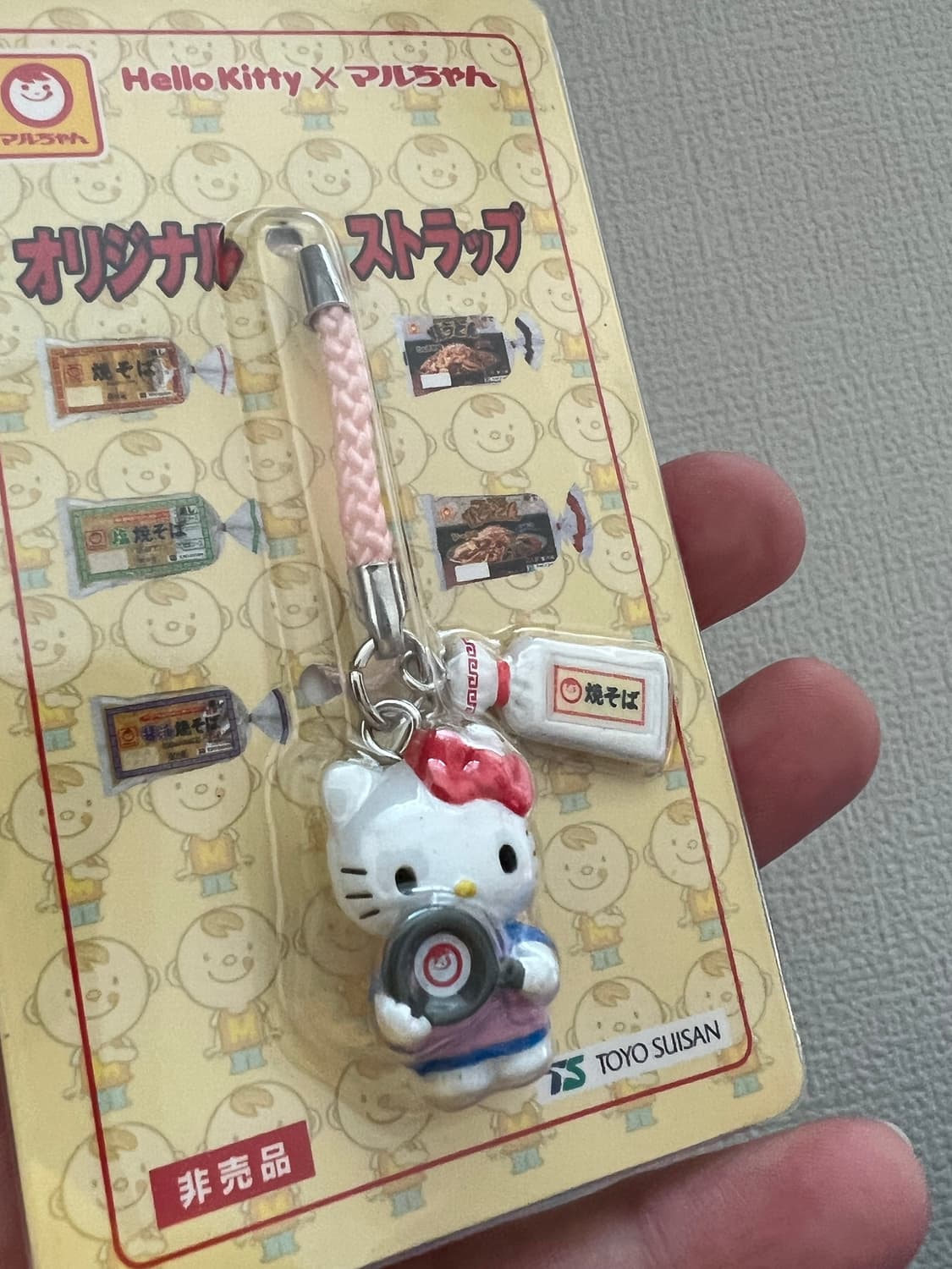 [새상품] 헬로키티 야키소바 스트랩 상품이미지4