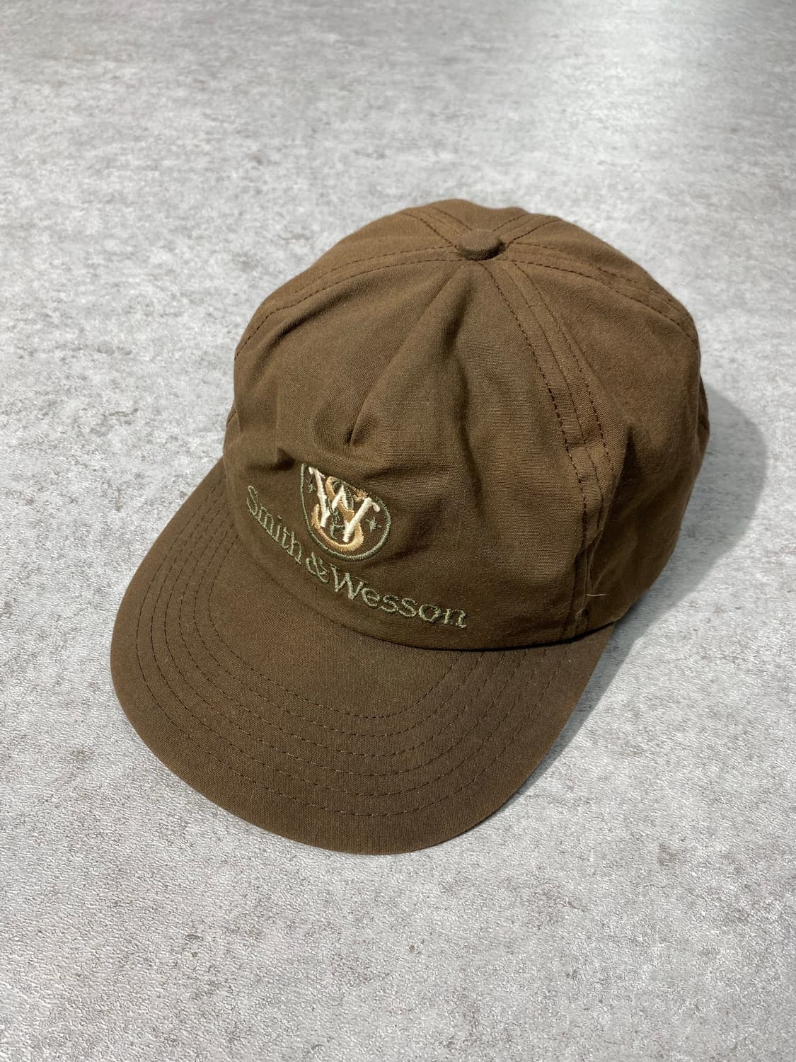 [OS] 90's Smith & Wesson USA 브라운 볼캡 상품이미지2