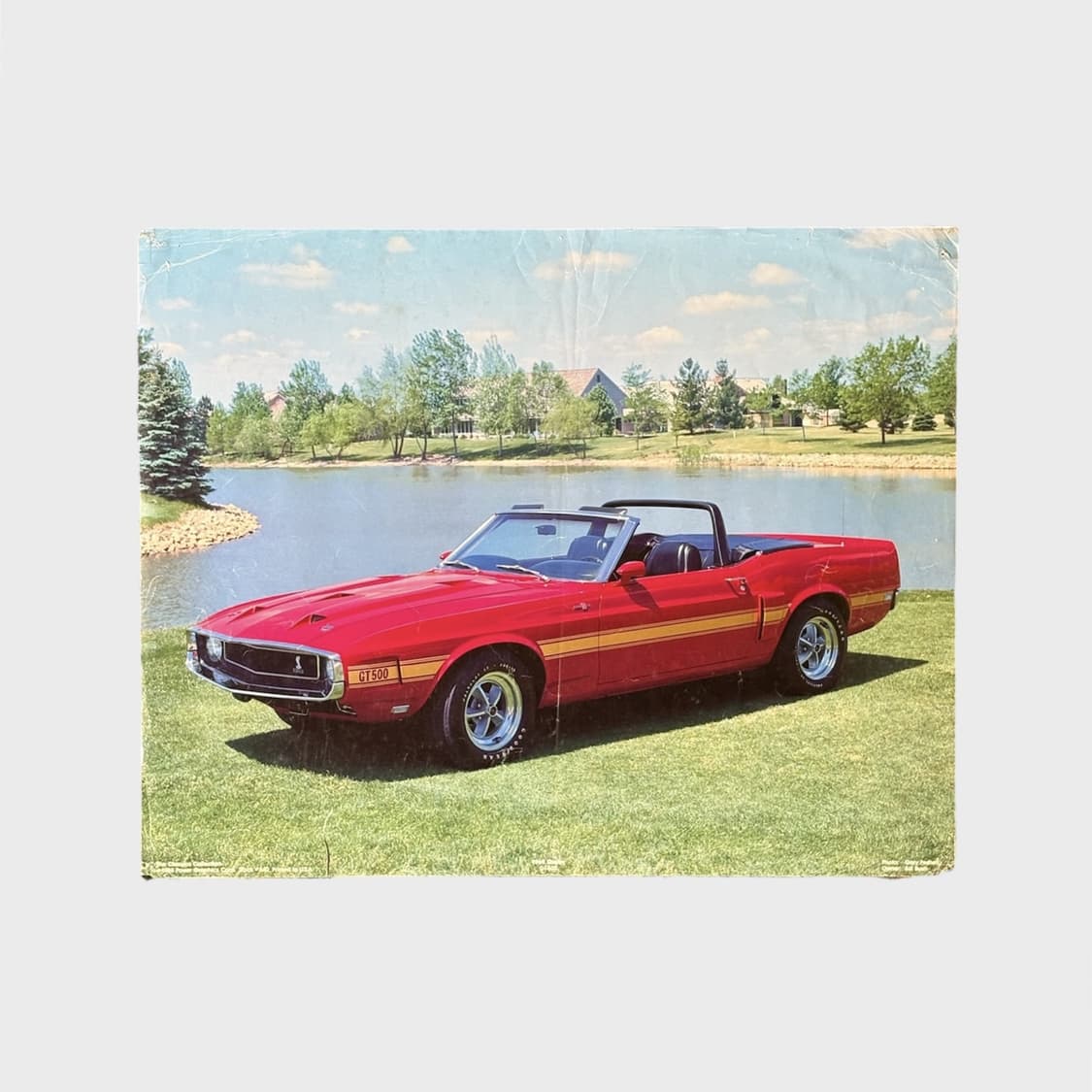 포드 머스탱 쉘비 빈티지 포스터 (액자포함) 상품이미지1