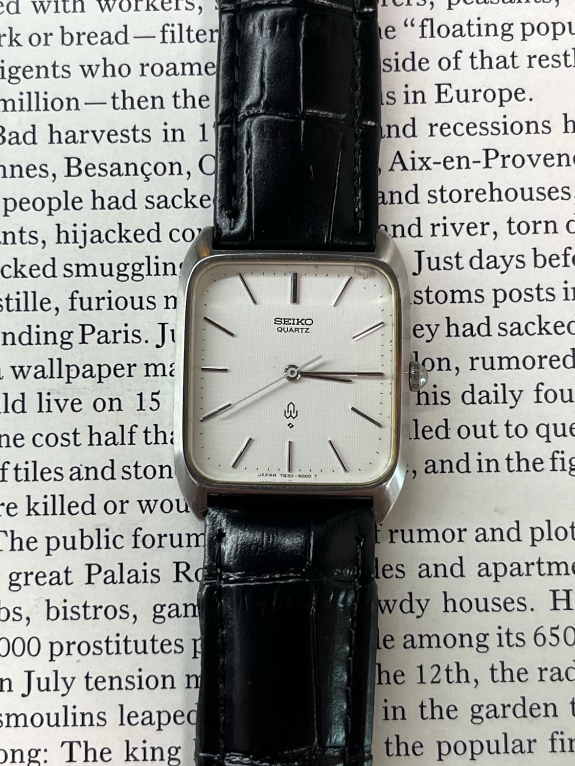 Seiko Quartz Tank Watch 상품이미지3