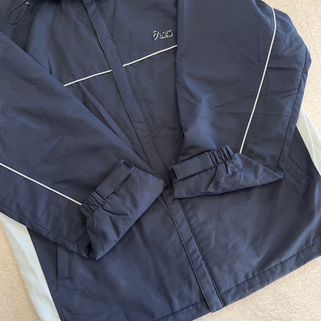 90s 아식스 올드스쿨 기모 바람막이 상품이미지3